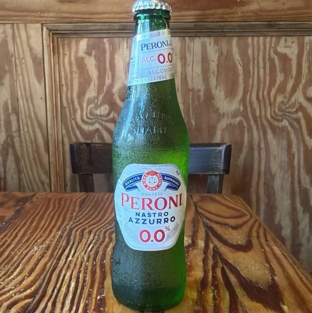 Peroni (Non-Alcoholic Beer).