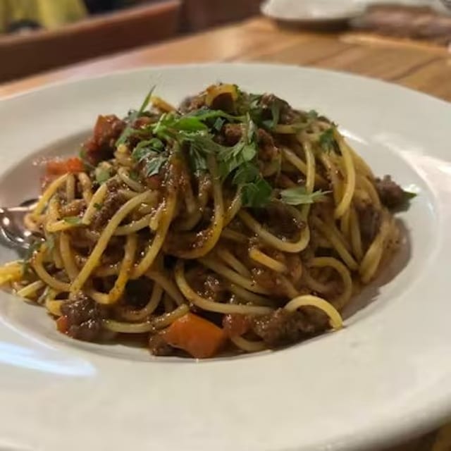 Spaghetti Bolognese Gluten-Free.
