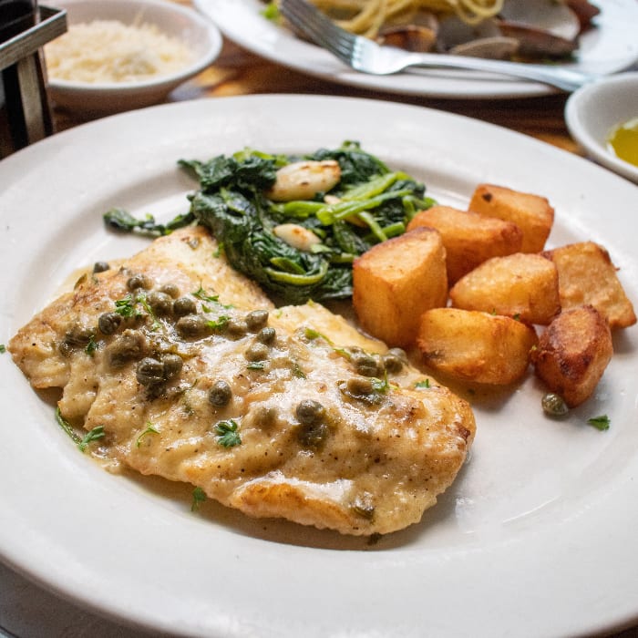 Ippoglosso Con Limone E Capperi.